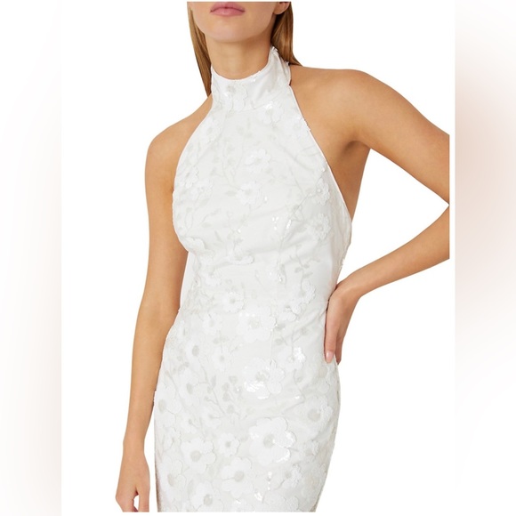 Milly Harriet Floral Halter Mini Dress - Picture 2 of 8